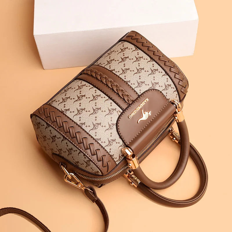 Bolso De Lujo Semi Tejido Para Mujer