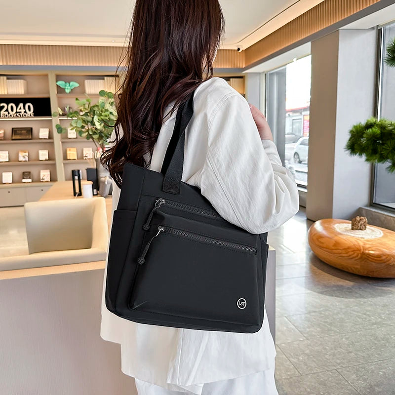 Bolsa Tote De Lona Impermeable Para Mujer