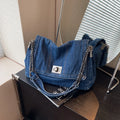 Bolso De Tela Vaquera Para Mujer