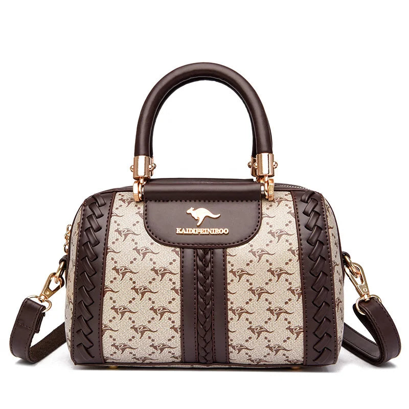 Bolso De Lujo Semi Tejido Para Mujer