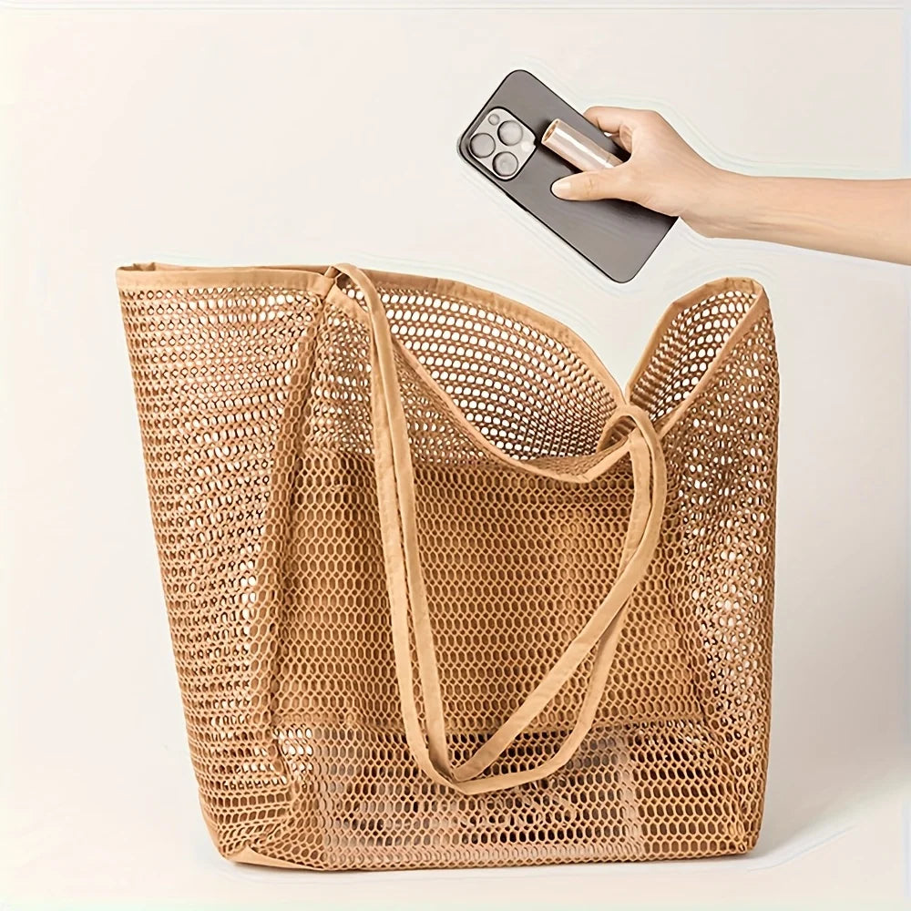Bolsa Tote De Playa Grande Para Mujer