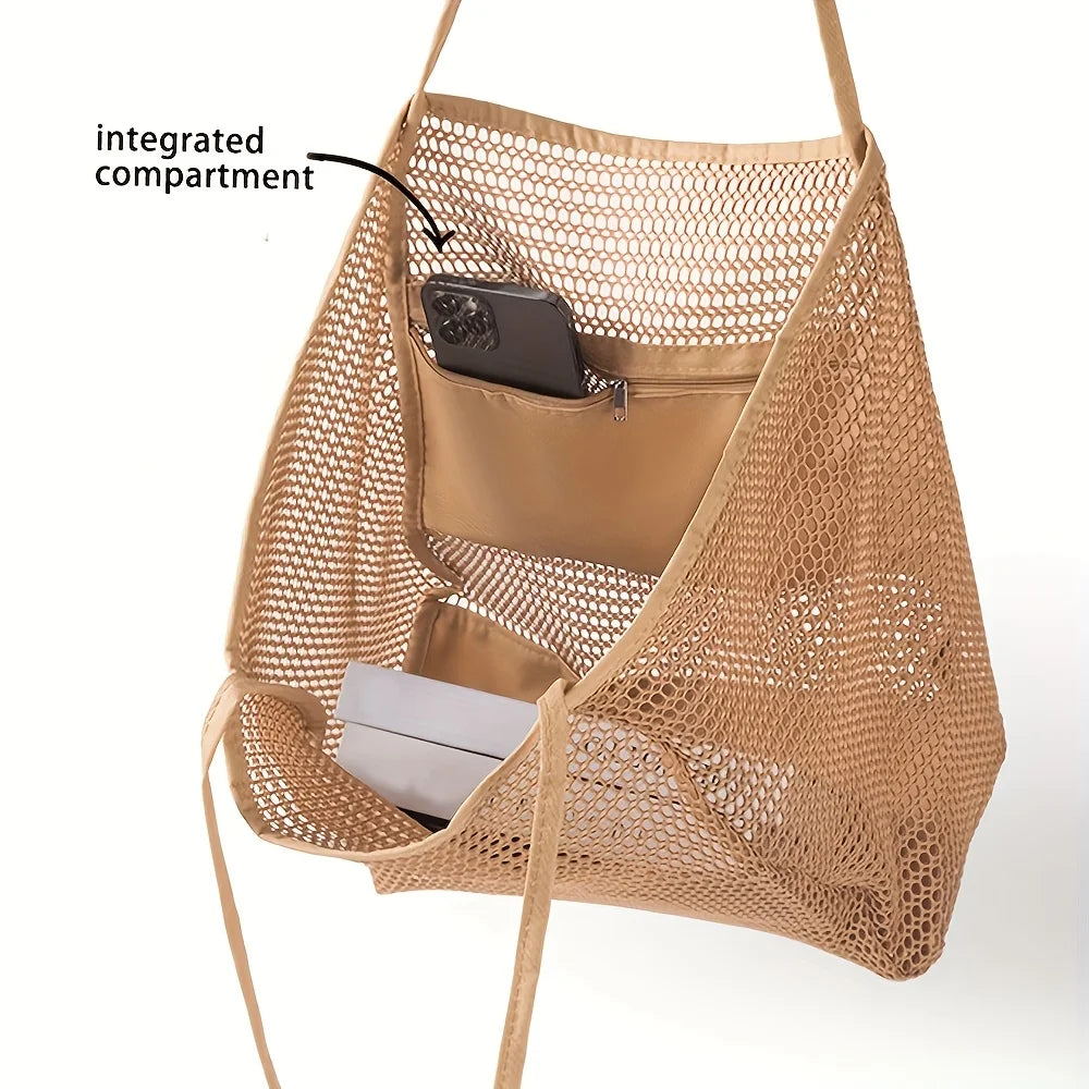 Bolsa Tote De Playa Grande Para Mujer