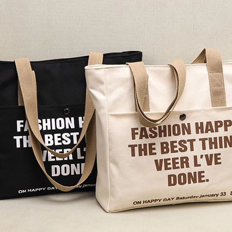 Bolsa Tote De Lona Para Mujer