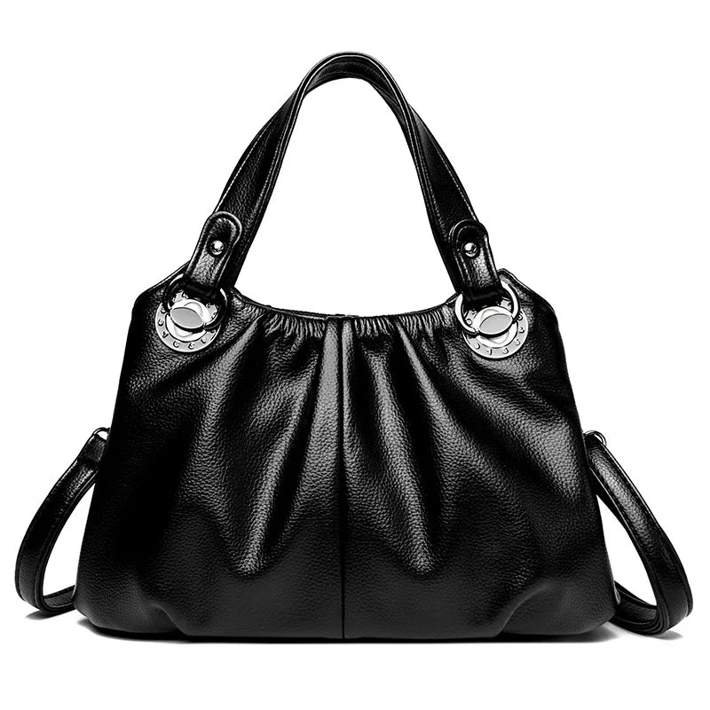 Bolso SOFIA Negro - Cuero Genuino | Mia Bonita BCN