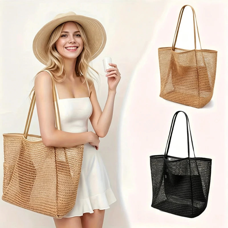 Bolsa Tote De Playa Grande Para Mujer