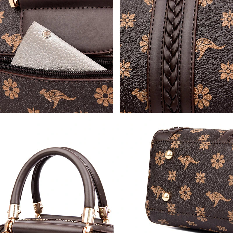 Bolso De Lujo Semi Tejido Para Mujer