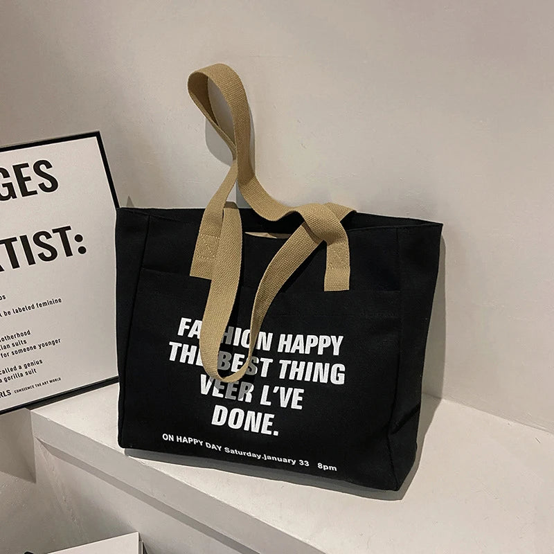Bolsa Tote De Lona Para Mujer