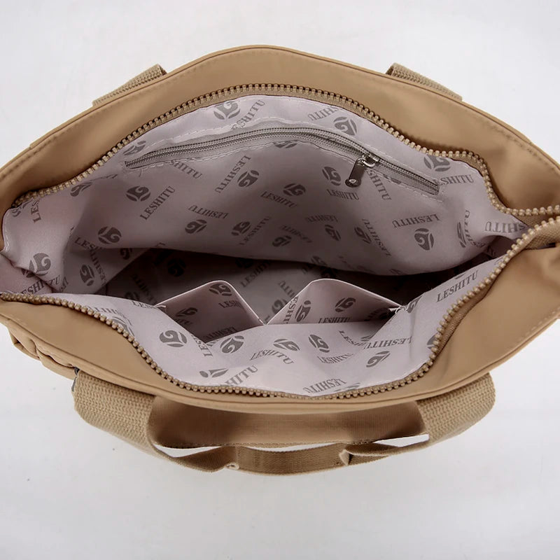 Bolsa Tote De Lona Impermeable Para Mujer