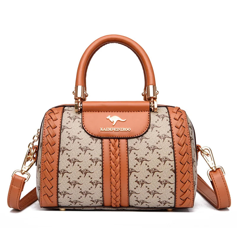 Bolso De Lujo Semi Tejido Para Mujer