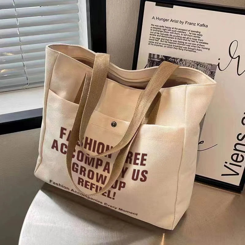 Bolsa Tote De Lona Para Mujer