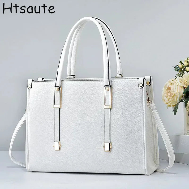 Bolso De Hombro De Cuero PU Para Mujer