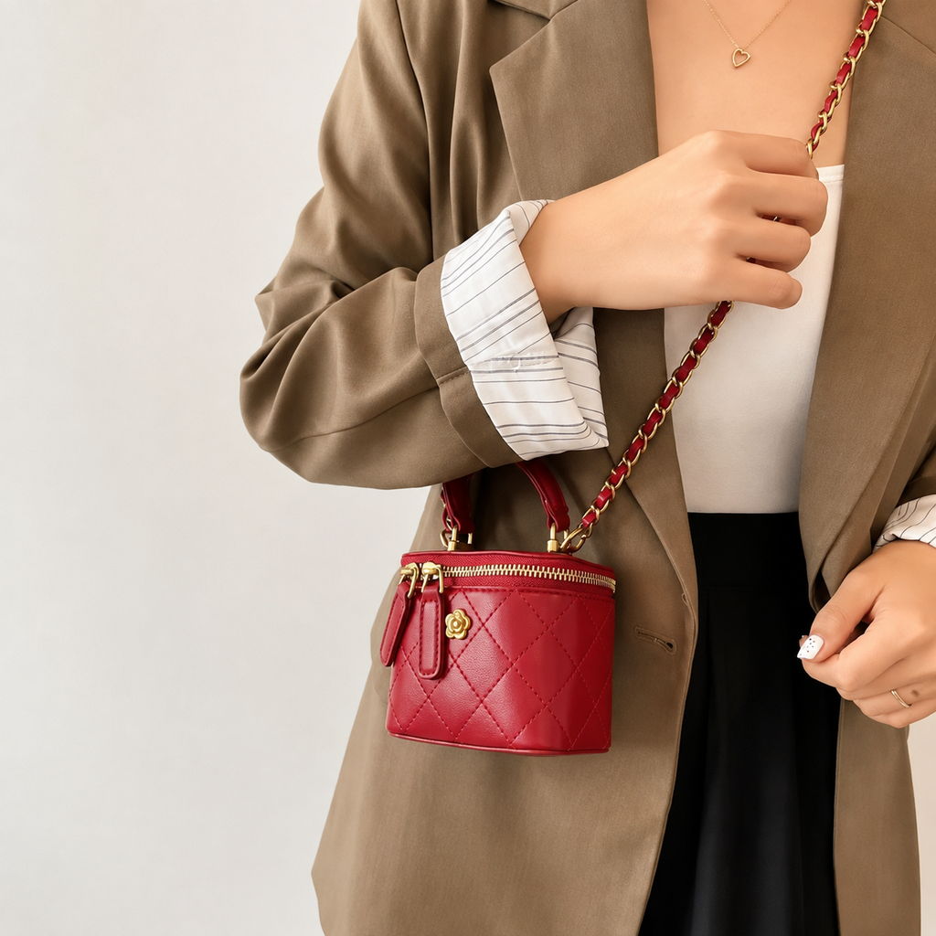 Bolso BUCKET - Mini Cadena Metálica Mujer | Mia Bonita BCN